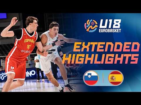 Semi-Finals: Slovenia 🇸🇮 vs Spain 🇪🇸 | Extended Highlights | FIBA U18 EuroBasket 2026