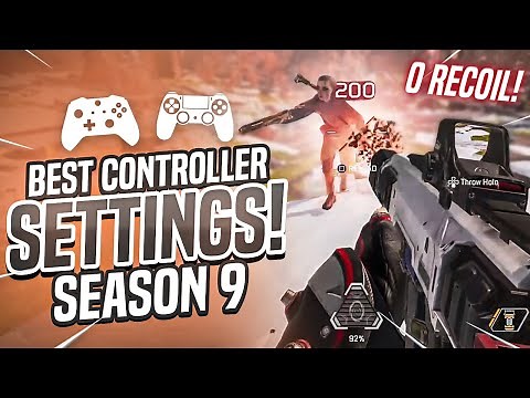 Best Controller Settings For Movement+Aim Season 9! (Apex Legends)