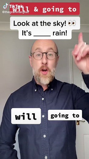 will & going to #englishpractice #LearnonTikTok #learnenglish #predictions