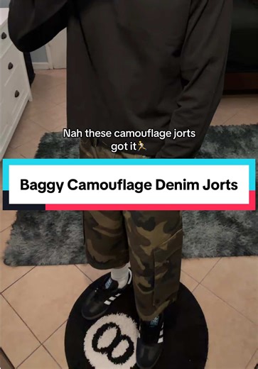 Stylish Baggy Camo Jorts for Spring/Summer