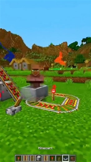 Minecraft villager launcher 😱 not working 🚫#minecraft #ytshorts #villager #shorts