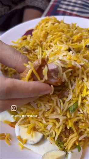 Royal Zafrani Mutton Biryani #capitalrestaurant #CapitalMultiCuisine #ZafraniMuttonBiryani