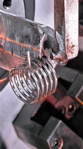 Metal Spring Clips Making Process #metalart #metalshaping #crafts