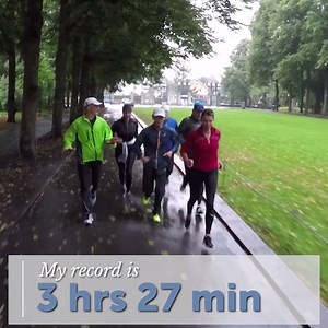 75K views · 544 reactions | Runners: what’s your personal best? Compare with Nobel Laureate Shinya Yamanaka who hopes to run the “big six” marathons one day. Good luck to everyone running the Berlin Marathon today! | Nobel Prize | Facebook