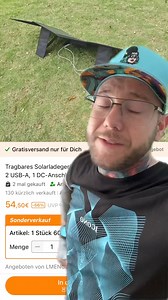 Solar Panel von Temu im Test ☀️#Temu #solar #strom #camping | Tutich