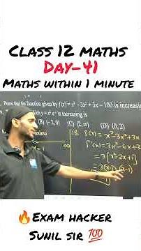 Application of Derivatives Class 12 | AOD Important Questions | Board Exam 2025-26 | Maximum