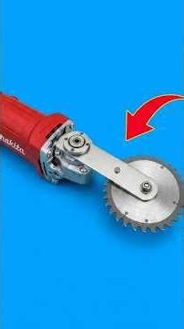 Attaching a saw blade to an angle grinder - Every household needs one
