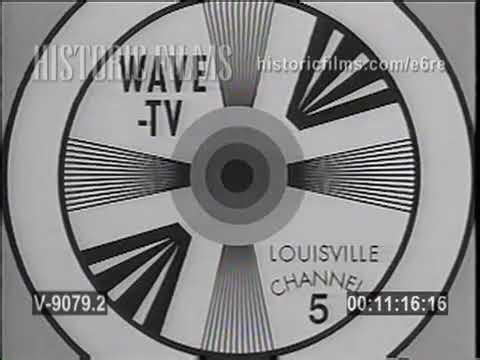 Test patterns from local USA television stations in the 1950s, 1960s, 1970s