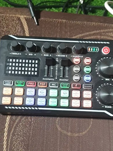 F998 Sound Card for Karaoke using mobile phone #soundcard #f998soundcard