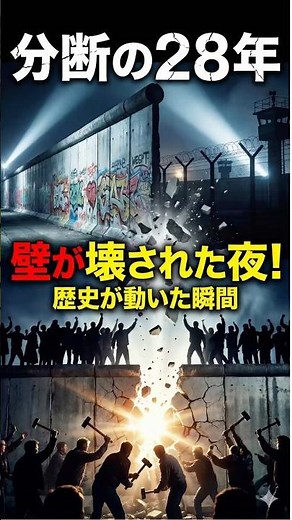 [Shocking moment] The night that changed history. How the Berlin Wall came down.