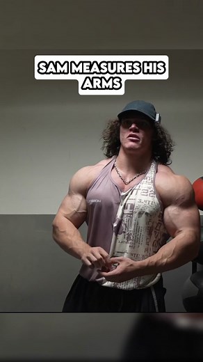 Sam Measures His Arms | Winter Bulk Day 18 - Arms and Forearms #samsulek #samsulekeffect #samsulekedit #samsulekmeme #gym #lifting #bodybuilding #arms #pump
