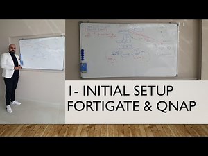 1- Initial Setup Fortigate and QNAP عربي