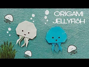 Origami JellyFish - Paper JellyFish Craft - Origami Easy