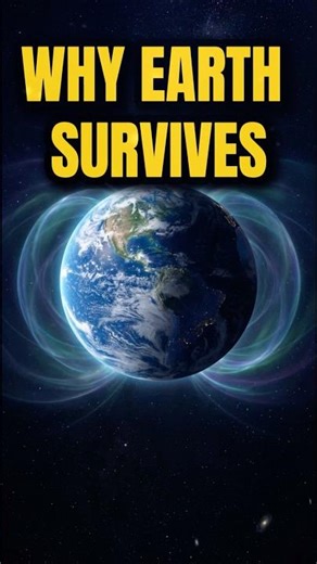 Earth’s Magnetic Field Explained in 20 Seconds #Earth #MagneticField #SpaceFacts #PlanetaryScience