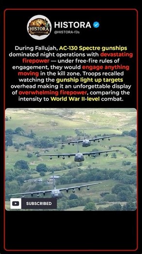 Why Nobody Moved in Fallujah After Dark: The AC-130 👀🦅 ⭐