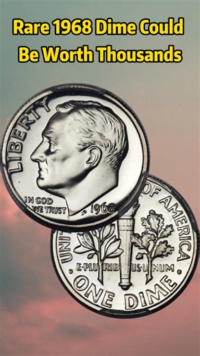 Rare 1968 Dime Could Be Worth Thousands_#coin #penny #dime #coincollecting #treasurehunt #rarecoins. | Molisosral
