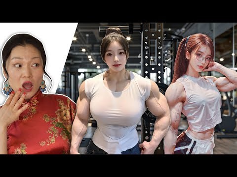 FREAKISHLY Muscular Asian Girls