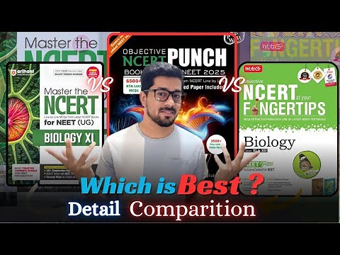 Master The Ncert VS MTG Fingertips VS PW Ncert Punch Review #neetbooks #ncert #booksreview #neet2026