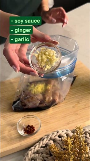YUMMY MARINADE: GARLIC GINGER CHICKEN #recipe #foodhero