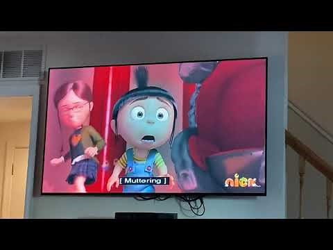 Despicable me 2 agnes screaming at the purple minion