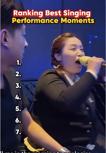 Ranking the Best Singing Performance Moments