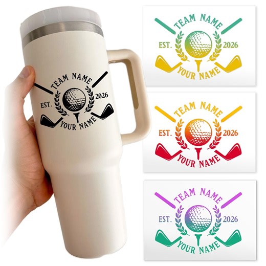 Custom Golf Name Transparent Sticker, Personalized Golf Girl Player Golfing Sports Sticker for Laptop Water Bottle Helmet Notebook Phone - Etsy