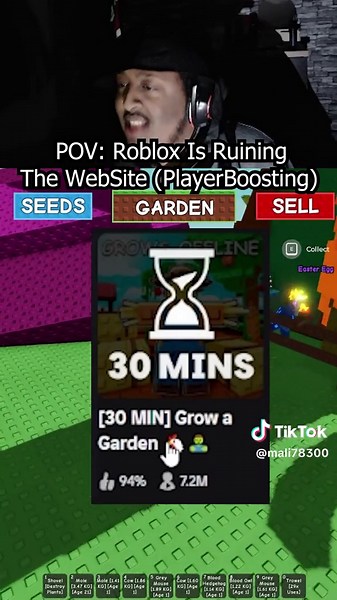 Grow a Garden: Removing Cosmetics and Accessories