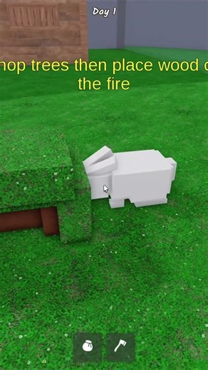 I like the bunnies 🥰 in 99 Nights in the Forest #roblox #99nightintheforest