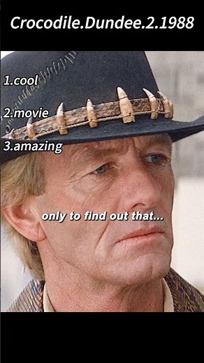 Crocodile Dundee II (1988) | The Ledge: Mick’s Awkward Rescue