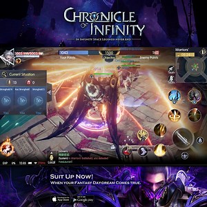 Real NEXT-GEN 3D graphics with free camera and Mind-blowing combat experience. | Chronicle of Infinity | Facebook