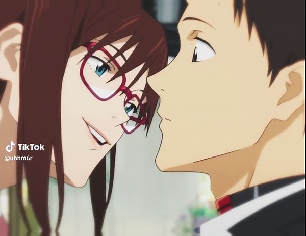 shinji n mari | #anime #manga #animeedit #edit #evangelion #aftereffects #fyp