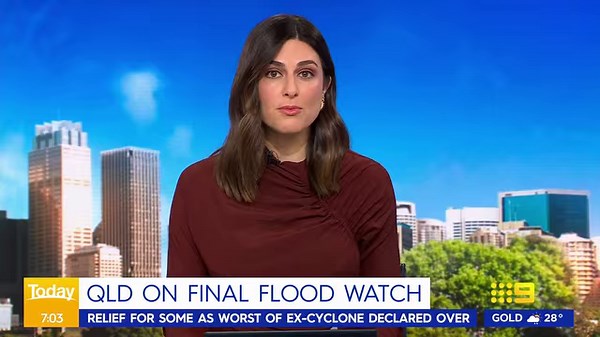 One of Queensland's biggest cities has escaped a flood disaster, as Ex-Tropical Cyclone Alfred moves inland. #9News MORE: https://nine.social/V5v | 9 News Sydney