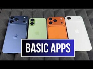 How to use All Basic Apps on iPhone