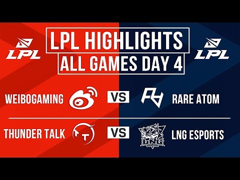 LPL Highlights ALL GAMES Day 4 | LPL Spring 2024