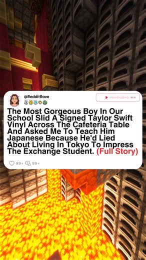(Full Story) The Most Gorgeous Boy In Our School Slid A Signed Taylor Swift Vinyl Across The Cafeteria Table And Asked Me To Teach Him Japanese Because He'd Lied About Living In Tokyo To Impress The Exchange Student. #askreddit | Stories Rave