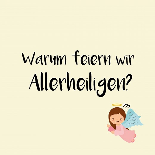 Allerheiligen, Allerseelen und dann noch irgendwas mit Halloween? Wir erklären die Zusammenhänge in einer Minute. Und wer es seinen Kindern erklären will, findet hier den passenden Text: http://www.katholisch.de/aktuelles/aktuelle-artikel/allerheiligen-allerseelen-feiertag-november-erklaert-fuer-kinder | katholisch.de