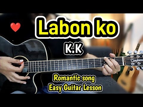 Labon Ko Labon Pe - K.K - Romantic Song - Easy Guitar Lesson Chords Cover Strumming -Bhool Bhulaiyaa