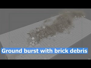 Maya: Ground burst with brick debris |Bifrost RBD Fast tip