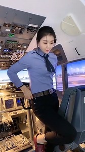 135K views · 5.2K reactions | Pretty Girl Pilot China Airline Inside the pilot's cockpit | Bee | Facebook