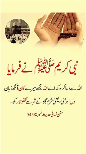 جامع دعا | نبی کریم رسول اللہ صلی اللہ علیہ وآلہ وسلم نےفرمایا ہر مسلمان کو یہ دعا ضرورمانگنی چاہیے