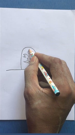 Bhairav Baba ki easy drawing #rongdhonuartanddrawing #viralvideo #shrots #drawing