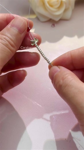 一绪に指轮の作り方を学ぼう#ストレス解消 #DIYびより #手作りビーズワーク #ハンドメイド #ビーズアクセサリー #てづくりゆびわのチュートリアル #ビーズネックレスの作り方 #