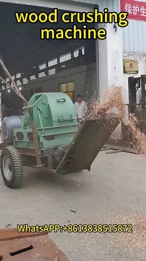 🌴Wood crusher | Industrial wood shredding machine for crushing logs, branches, waste wood