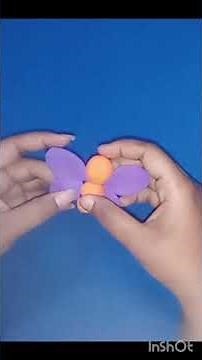 How To Make Butterfly using Clay 🥰🦋#shorts #clay #artisticania #foryou