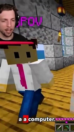 Stealing from the Minecraft Bank (He didn't notice!)