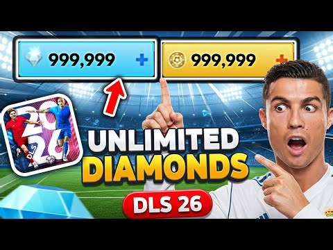 🤑 How to Get UNLIMITED DIAMONDS & COINS in DLS 26 | Dream League Soccer 2026 HACK/MOD (Android/iOS)