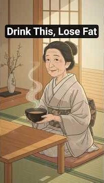 Japan’s 100-Year-Old Secret Drink for Fast Fat Loss! 🍵 #shorts #japaneseculture