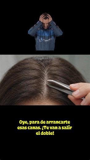 🩳 ¿Arrancar canas hace que salgan más? La ciencia responde en 35 segundos