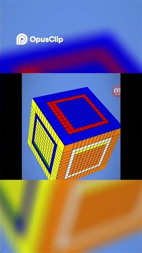 Cubo 1x1 From 19x19 #shorts #cubomagico