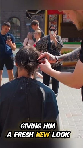 Homeless Man Gets First Haircut in 10 Years – You Won’t Believe the Result